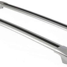 Lequer Cross Bars Crossbars Fits for Mercedes Benz All New GLE 2019 2020 Baggage Carrier Luggage Roof Rack Rail Lockable Adjustable Silver