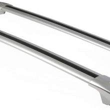 Lequer Cross Bars Crossbars Fits for Mercedes Benz X166 GLS 2016 2017 2018 2019 2020 Baggage Carrier Luggage Roof Rack Rail Lockable Adjustable Silver