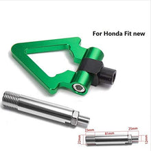 Epmn Sport Japan Model Car Auto Trailer Tow Hook Ring Eye Towing Front Rear Aluminum for Honda FIT New TR-RTHLPH005 (Red)