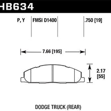 Hawk Performance HB634P.750 SuperDuty Brake Pad