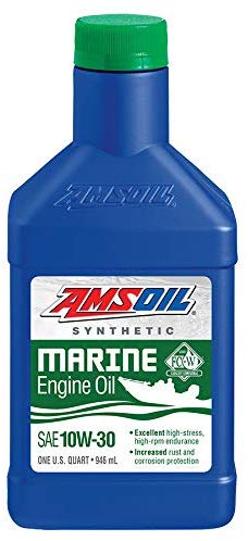 Amsoil 10W-30 Synthetic Marine Engine Oil (1 Quart)