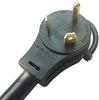 Parkworld 885378 EV Adapter Cord NEMA TT-30P to 14-50R (ONLY for EV or Tesla use, NOT for RV) (1.5FT)