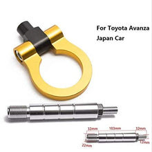 EPMAN Racing Jdm Aluminum Forge Front Tow Hook Bar Front Rear for Toyota Avanza Japan Car TR-RTHLPH001 (Golden)