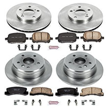 Power Stop KOE2713 Autospecialty Front and Rear Replacement Brake Kit-OE Brake Rotors & Ceramic Brake Pads