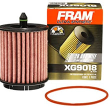 FRAM Filtro de aceite de repuesto ultra sintético para automóviles, diseñado para cambios de aceite sintético que duran hasta 20 K millas, XG9018 (paquete de 1)