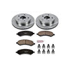 Power Stop KOE2193 Autospecialty Front Replacement Brake Kit-OE Brake Rotors & Ceramic Brake Pads