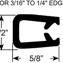 Steele Rubber Products Boat Hatch Seal and Edge Trim - Sold and Priced Per Foot - Cooper Standard 75000343 70-3598-344