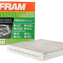 FRAM Fresh Breeze Cabin Air Filter Replacement for Car Passenger Compartment w/ Arm and Hammer Baking Soda, Easy Install, CF11182 for Select Acura and Honda Vehicles