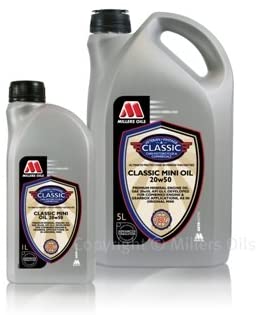 Classic Mini Engine Oil, 20W-50, 5L JUG