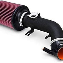 Mishimoto MMAI-CIV-06SIWBK Honda Civic Si Performance Air Intake, 2006–2011 Wrinkle Pipe W/Out Heatshield