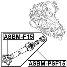 Propeller Shaft Febest ASBM-PSF15 Oem 26208605866