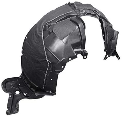 Go-Parts - for 2017 - 2018 Nissan Rogue Front Fender Liner (Splash Shield) - Right (Passenger) 63840-7FA0A NI1249158 Replacement