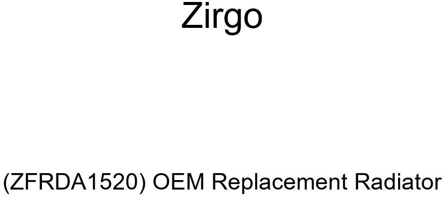 Zirgo (ZFRDA1520) OEM Replacement Radiator