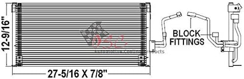 OSC Cooling Products 4896 New Condenser