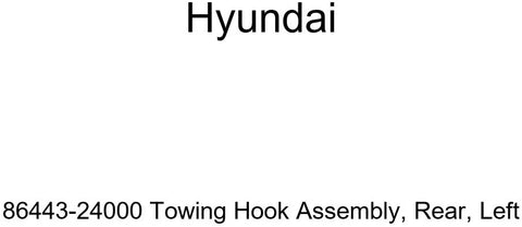 HYUNDAI Genuine 86443-24000 Towing Hook Assembly, Rear, Left