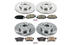 Power Stop KOE6778 Autospecialty Front and Rear Replacement Brake Kit-OE Brake Rotors & Ceramic Brake Pads