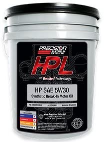 HPL,Break-In Oil,5W30, 5 Gallon pail