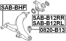 20201Fc110 - Rear Arm Bushing Left Front Control Arm For Subaru - Febest