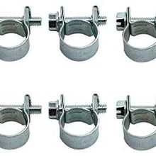 New 30 Pcs 1/4" 5/16" 3/8" Fuel Injection Gas Line Hose Clamps Clip Pipe Clamp