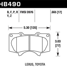 Hawk Performance HB490P.665 SuperDuty Brake Pad