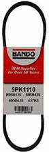 BANDO 5PK1110 BANDO 3PK750 OEM Quality Accessory Drive Serpentine Belt SET(Two Piece) FITS Toyota Camry Four cylinder 1992-2001 with BOTH Air Conditioning and Power steering