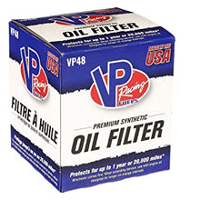 VP Racing 20,000 Mile Premium Full Synthetic Oil Filter,VP48, Fits Buick, Cadillac, Chevrolet, GMC, Chrysler, Dodge, Jeep