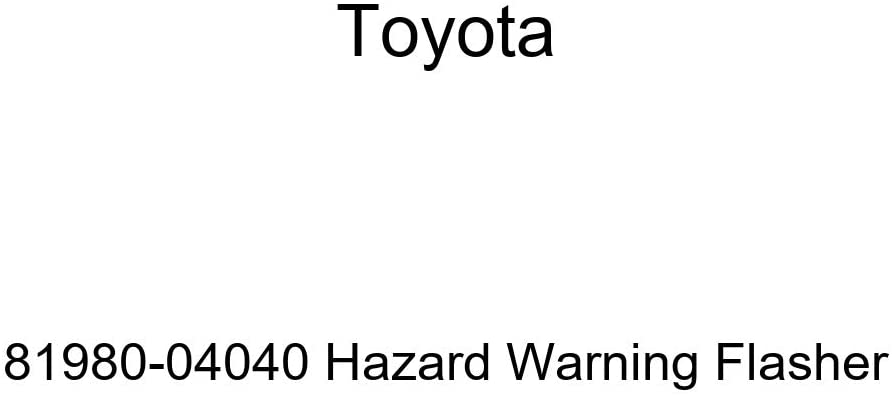 Toyota 81980-04040 Hazard Warning Flasher