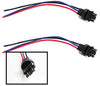 iJDMTOY (2) 3156/3157 Male Adapter Wiring Harness For Car Motorcycle Headlight Tail Lamp Turn Signal Lights Retrofit