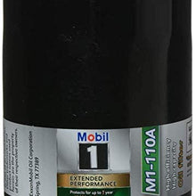 Mobil 1 Advanced Fuel Economy Full Synthetic Motor Oil 0W-20, 1-Quart, Single Bundle M1-110A Extended Performance Oil Filter, 1-Count