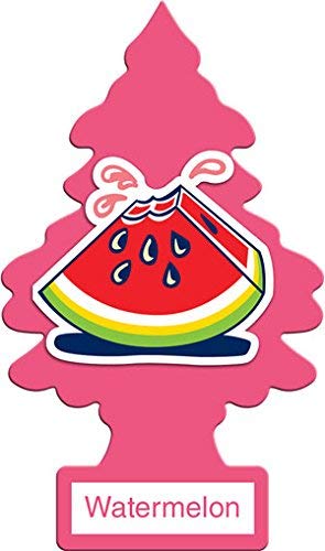 LITTLE TREES Car Air Freshener | Hanging Paper Tree for Home or Car | Watermelon | 12 Pack