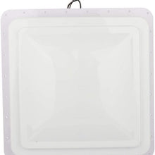 FEIPARTS Suit to RV-White-Pwr VK100M 14 x 14 White Fresh Rain Air Ventilation RV Roof Vent Cover (1pcs) Vent Lid