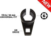 3/8-Inch Drive by 7/8-Inch (22 mm) Offset Oxygen Sensor Socket-Universal Puller and Removal Tool
