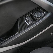 LVBAO Interior Door Handle Frame Cover Trim ABS Decoration for Chevrolet Camaro 2017+ LHD (Carbon 5033)