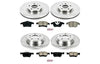 Power Stop KOE6556 Autospecialty Front and Rear Replacement Brake Kit-OE Brake Rotors & Ceramic Brake Pads