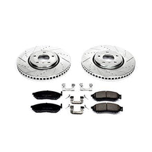 Power Stop K5264 Front Z23 Carbon Fiber Brake Pads with Drilled & Slotted Brake Rotors Kit