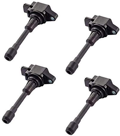 Pack of 4 Ignition Coils for Nissan - Altima Cube Rogue Sentra Versa - 1.6L 1.8L 2.5L UF-549 C1696 UF549 5C1753