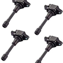 Pack of 4 Ignition Coils for Nissan - Altima Cube Rogue Sentra Versa - 1.6L 1.8L 2.5L UF-549 C1696 UF549 5C1753