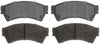 ACDelco 14D1164CH Advantage Ceramic Front Disc Brake Pad Set