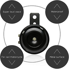 JIANXING Durable Universal DC12V 1.5A 110dB Electric Air Horn Trumpet for Motorcycle Scooter Motorcycle Accessories