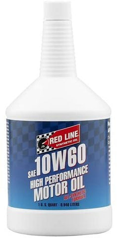 Red Line 11704 10W60 Synthetic Oil - 1 Quart (Pack of 2)