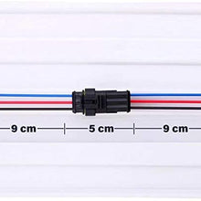 Automotive waterproof connector, 3-core plug automobile wire connector, used for automobile, truck, motorcycle, ship and other wire connection. (10 pairs)