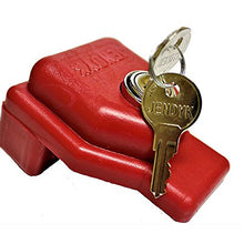 JENDYK Glad-KD Red Plastic Glad Hand Lock (Keyed Differently), 1 Pack