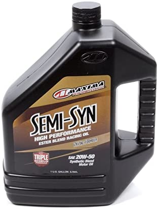 Maxima Racing Oils MAX39-359128BS Semi-Synthetic Oil, 128. Fluid_Ounces