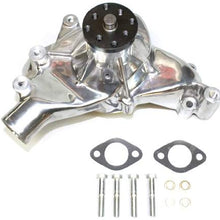PRW 1445411 Performance Quotient Polished 5/8" Pilot Shaft High Flow Long-Style Aluminum Water Pump for Chevy BB Mark IV 1969-87