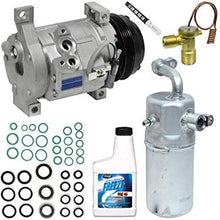A/C Compressor Kit - Compatible with 2000-2006 GMC Yukon (with 13mm Tube Diameter with Fixed Orifice with Rear AC)