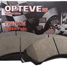 Opteve Brakes CDX815 Ceramic Brake Pads Front | Fits Infiniti G35; I30; I35; Nissan 350Z 2005-03; Altima 2013-02; Cube 2013-09; Juke 2013-11; Maxima 2003-00; Sentra 2013-07; Versa 2012-07
