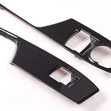 LVBAO Interior Door Handle Frame Cover Trim ABS Decoration for Chevrolet Camaro 2017+ LHD (Carbon 5033)