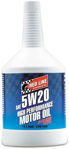 Red Line Oil 15204 Synthetic Motor Oil 5W20 Pack of 6 Quarts