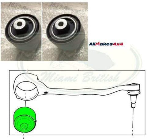 FRONT LOWER CONTROL ARM BUSHING x2 RANGE DISCOVERY RRS LR100072 AM4x4