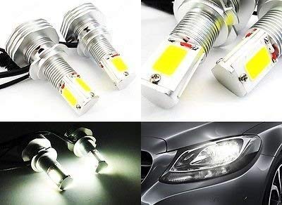 LEDIN 2x H7 High Power COB LED HL High Beam Headlight Bulb 60W 3800lm 6000K